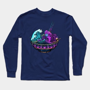 The Great Ramen off kanagawa Long Sleeve T-Shirt